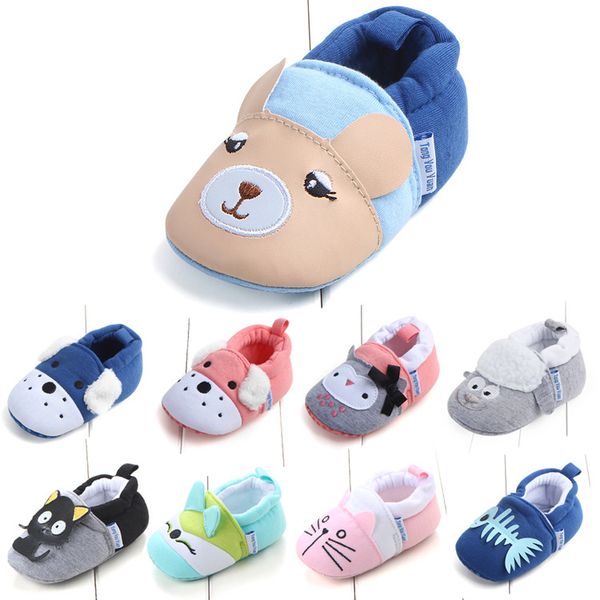 

seasonal multi-color baby non-slip non-slip newborn cartoon toddler shoes