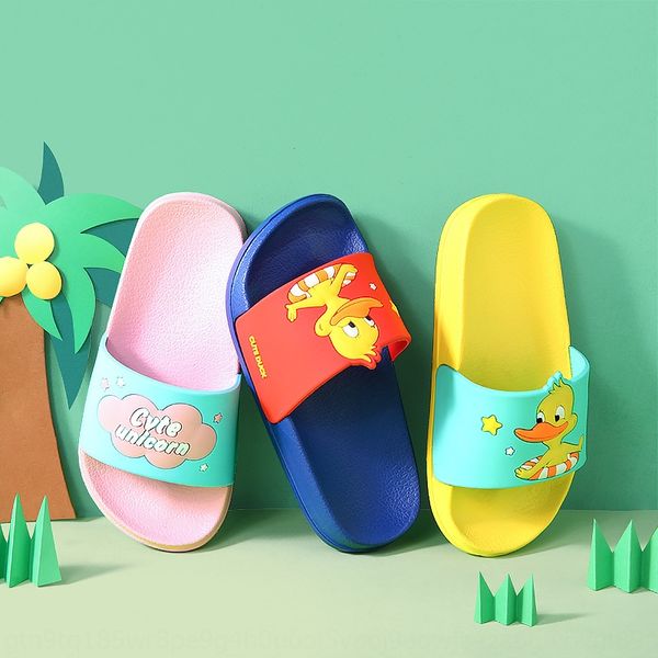 

hg715 2020 new children's cute unicorn bathroom indoor anti-skid high-end 2020 slippers new children's cute unicorn bathroom slipp, Black;red