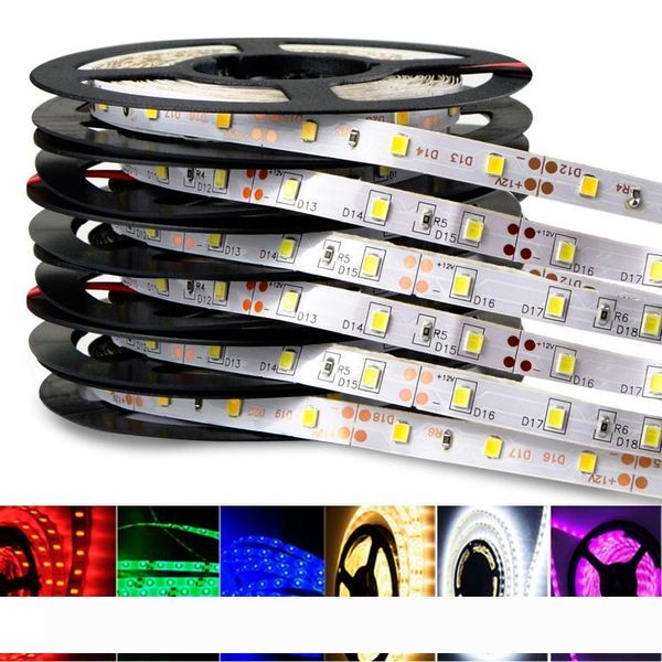 

5m roll Decoration light SMD5050 3528 5630 IP65 IP20 Led Strips Light Warm Pure White Red Green RGB Flexible strip 300 Leds dc12V