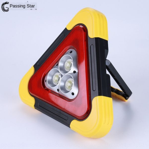 

komlk solar charging led triangle red lamp lamp projection camping warning emergency light multifunctional 3cob light projection lighting ca