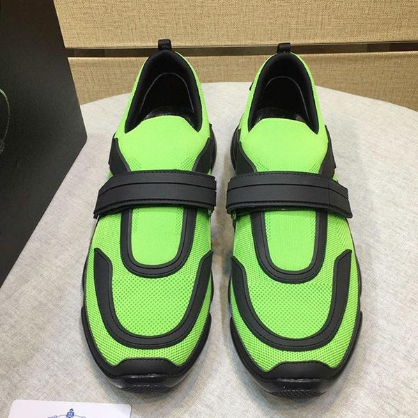 

new arrival cloudbust sneakers mens shoes herren sportschuhe comfortable luxury footwears breathable plus size hook &loop sports men shoes, Black