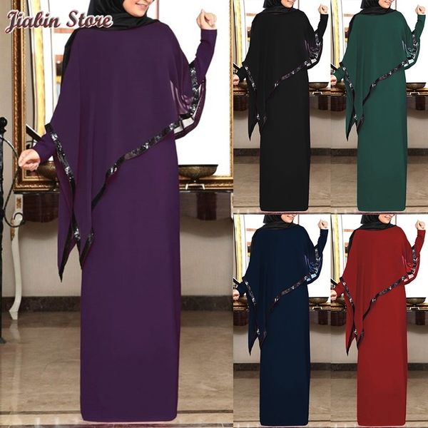 

turkey vintage women muslim dress long sleeve kaftan abaya islamic fake 2 piece party dresses moroccan caftan plus size, Red