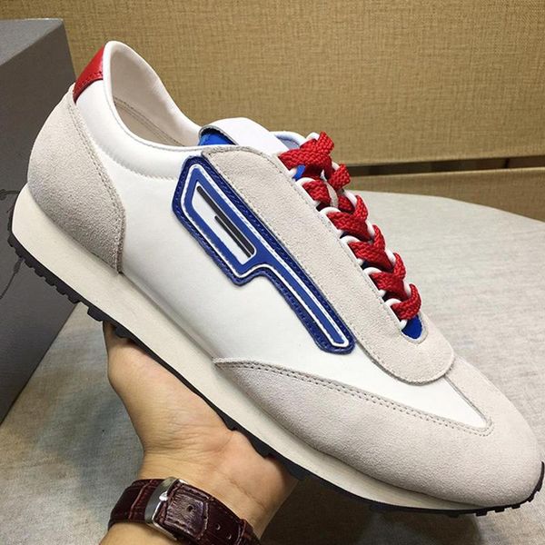 

fashion brands suede and nylon sneakers mens shoes outdoor walking breathable footwears plus size vintage luxury men shoes drop ship, Black