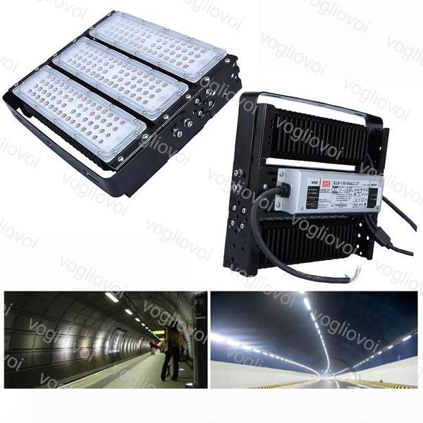 

tunnel lights 150w smd3030 180leds floodlight module fin heat dissipation waterproof ip65 cool white for highway tunnel project