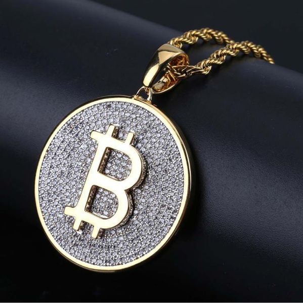 

европейские и американские моды весна и лето новые горячие продажи кулон ожерелье циркон хип-хоп микро инкрустацией, Slivery;golden