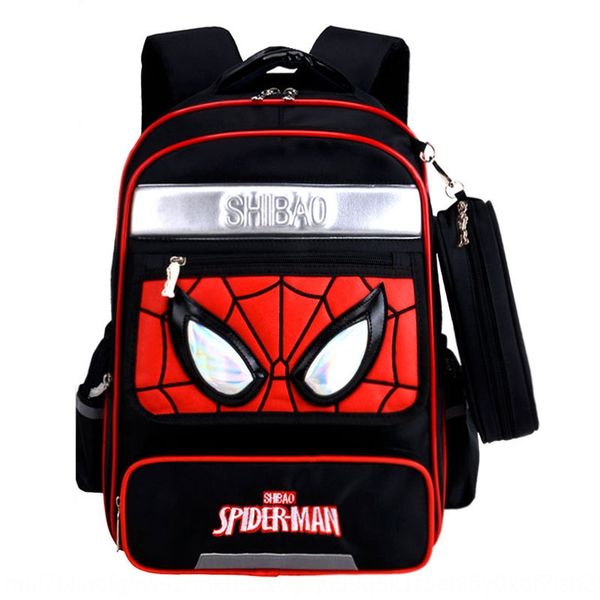 

cartoon pupil captain america school protective bag children schoolbag boy backpack 1-3-6 grade ridge protection to reduce burden