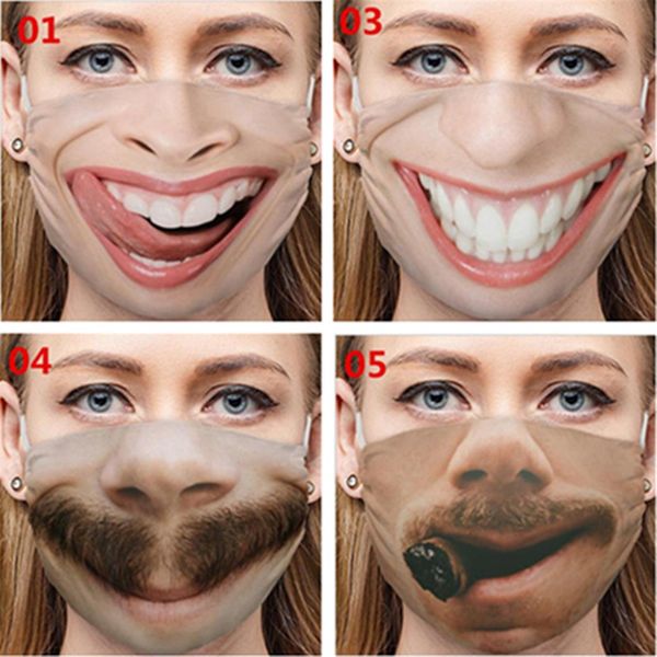 

моющийся funny face mask женщины мужчины борода whisker сексуальные женщины губы рта печать половина лица обложка halloween sproof маски par
