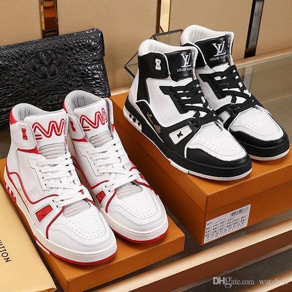 

fashion mens shoes casual chaussures pour hommes mens shoes flats luxury trainer sneaker mid -zapatos de hombre men shoes casual with bo