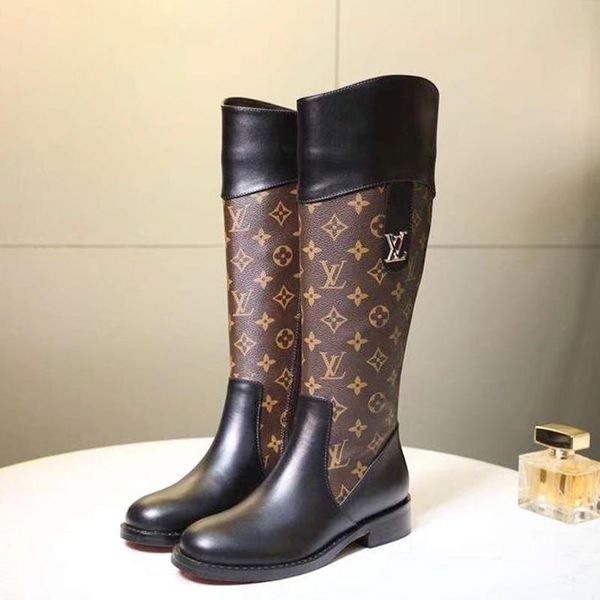 

women boots shoes fashion round toe footwears platform shoes women chaussures de femmes lady luxury bottes femme fast delivery, Black