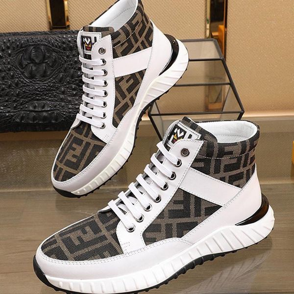 

lightweight mens shoes autumn and winter soft footwears fashion sneakers high lace -up plus size casual men boots zapatos de hombre, Black