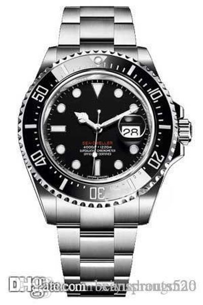 

b137 designer watches sea-dweller movement watches luxury watch, coronet, 26600,26603 series, ceramic ring, stainless,folding clasp, Slivery;brown