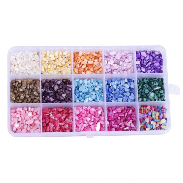

gwdud non-perforated shell macadam 15 color boxed diy accessories clothing combination adhesive clothing shoes headdress handmade diy access, Silver