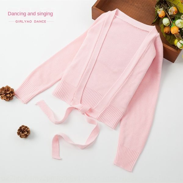 

8s0dh children's long sleeve dance exercise sweater warm sportswear sweatshirt sweatshirt thickened knitted warm coat dance shawl exerc, Blue