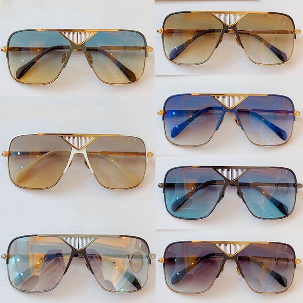 

men's sunglasses latest model gramei men designer luxury metal sunglasses with logo design in the middle with original box, White;black