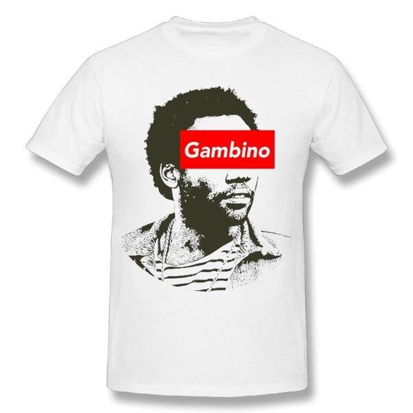 

new 2020 childish гамбино дональд гловер маккинли хлопок майка, White;black