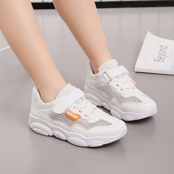 

bndnc boys' sneakers 2020 new girls' summer medium and large cotton plus sneakers, and children children's velvet bear shoes, Black