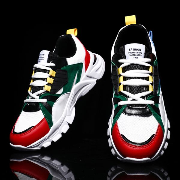 

2020 men sneakers air cushion outdoor walking shoes mesh breathable sport running shoes low soft casual sneakers size 39-44