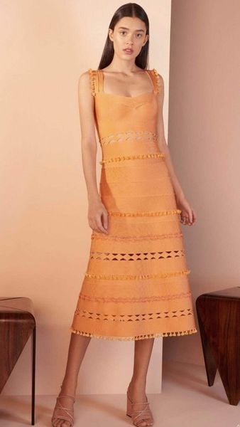 

women's rayon bandage dress spaghetti strap strapless hollow out midi dress celebrity evening party wear, Black;gray