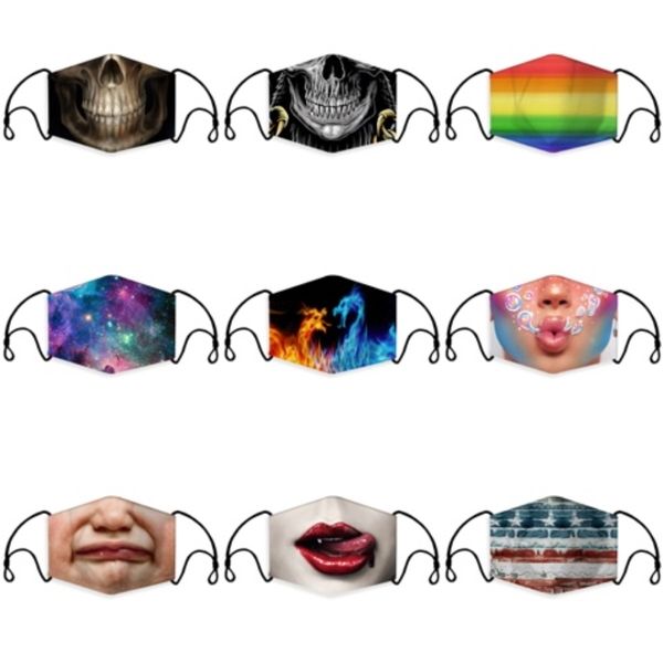 

washable reusable ppe s masks face mask anti dust fog face mouth masks dust-proof breathable and washable 2020 designer face masks#174