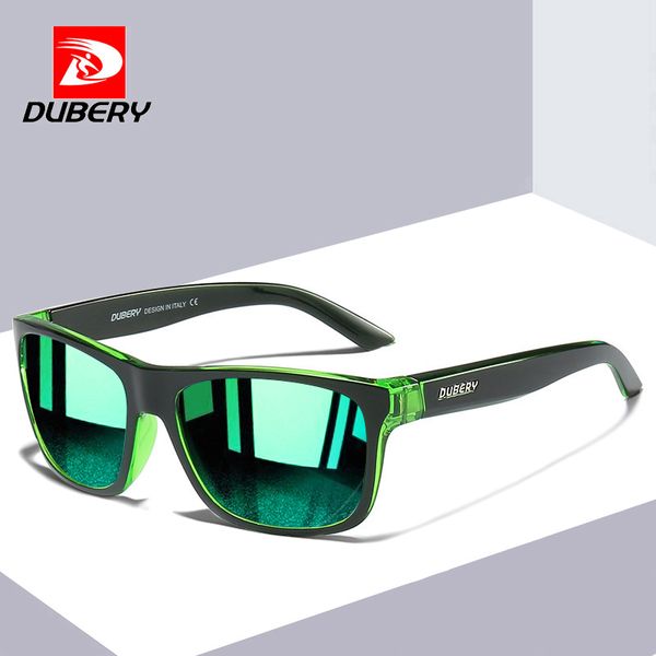 

dubery new polarized sunglasses men sports driving fashion square sun glasses women super light eyeglasses frame goggles, White;black