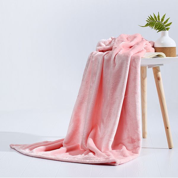 

selune 2020 solid flannel blanket coral fleece bedspread blankets portable blanket woolen sherpa weighted travel