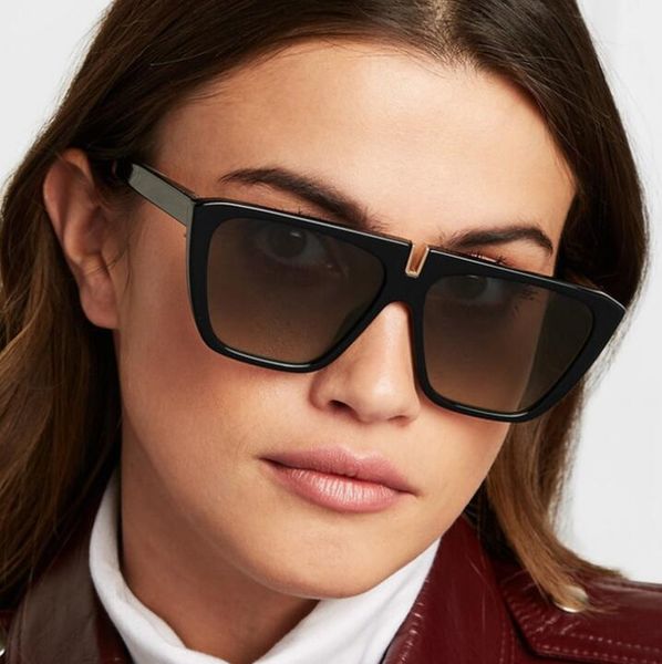 

new fashion personality selling sunglasses fashion ocean piece sunglasses men and women leisure vacation big frame sunglasses, White;black