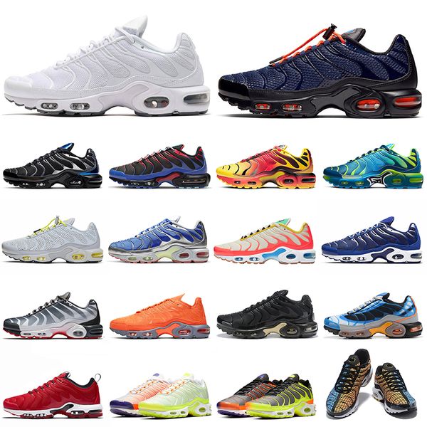 

tn plus running shoes tns triple black white toggle lacing color flip pack decon greedy womens mens trainers outdoor sports sneakers