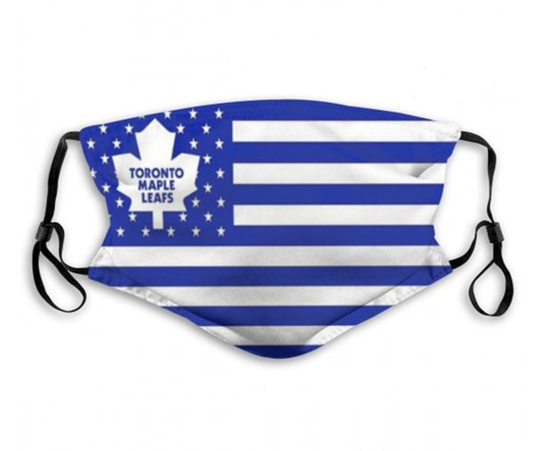 

toronto maple face covering leafs adjustable reusable 2 carbon filters safety assembly outdoor sports dust proof breathable face masks tools