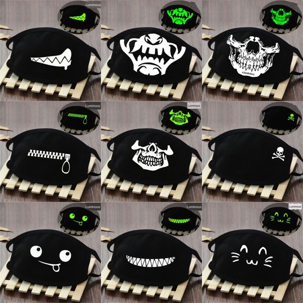 

designer printed reusable cotton face masks with breath valve pm2.5 mouth mask fabric mask washable mask with filter #998#877, Black