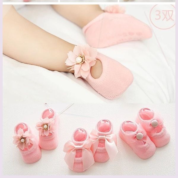 

newborn floor breathable sweat-absorbing non-slip boneless baby boat baby socks boat socks 0-12, Black