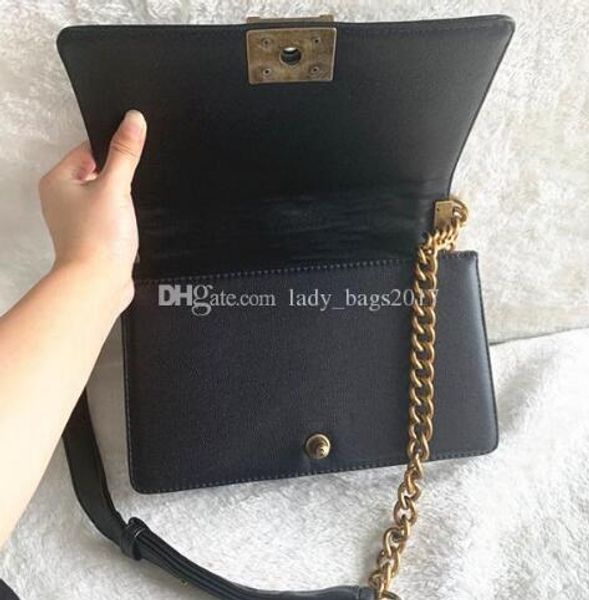 

2020newset classic 20cm 25cm flap chain bag lady bags women plaid chain handbag real leather purse crossbody shoulder messenger bag
