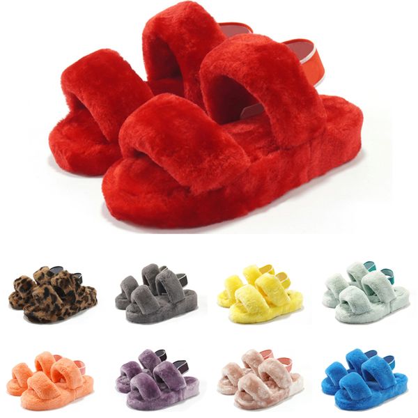 

top quality австралия фарри тапочки моды пуха слайд женская девушка удобная теплая классический черный теплый розовый серый синий mint зелен, Black