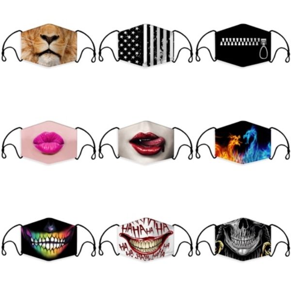 

shipping leopard print face masks fashion reusable washable mask dustproof summer cycling outdoor sports mouth masks x184fz#974