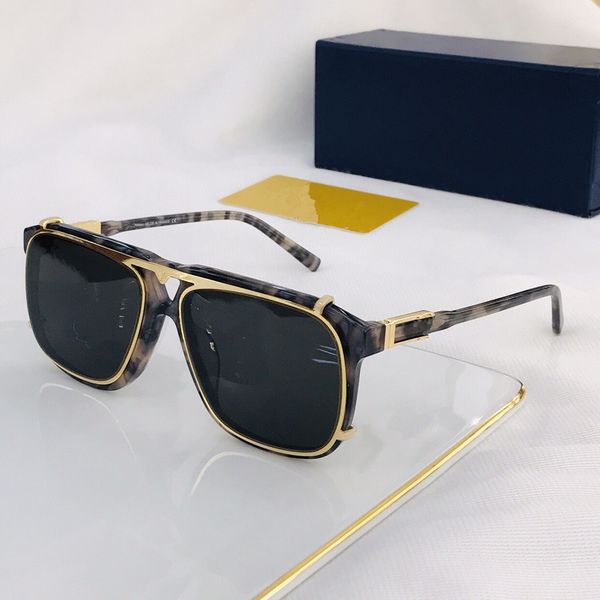 

brand high-end series sunglasses fashion full-frame metal frame brand laser logo summer uv400 outdoor driving high-end fashion sunglasses, White;black