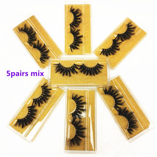

5d 25mm 3d mink eyelashes eye makeup mink false lashes soft natural 14 styles