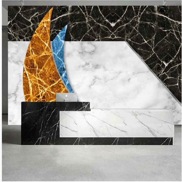 

modern light luxury geometric marble wallpapers background wall modern wallpaper for living room