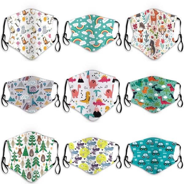 

fashion bling sequin face mask dustproof protective masks washable reusable earloop mouth masks kid cycling cotton mask cyz2533 120 1pcs#825