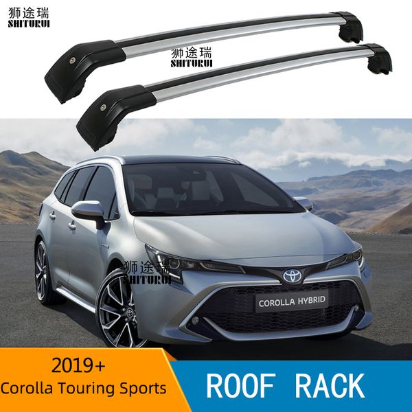 

roof rack rail (cross beam) for corolla touring sports, 5-dr estate 2020-thicken aluminum alloy, iso9001 quality,sale