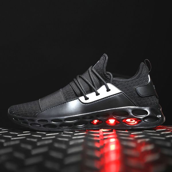 

damyuan new fashion casual shoes men mesh absorption breathable zapatillas hombre outdoor tenis masculino hollow sneakers, Black