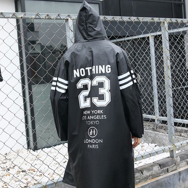 

cloak cloak raincoat long full body portable men's thickened fashion transparent waterproof single poncho women, Red;brown