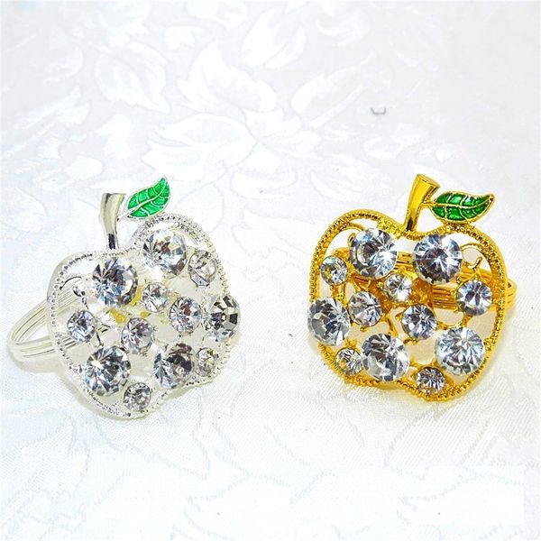 

12pcs fabric luxury fruit napkin buckle western style l wedding decoration swan heart napkin circle