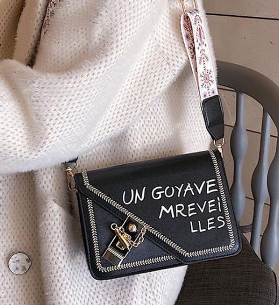 

designer bag female 2020 new ins broadband texture single shoulder wild fashion tide crossbody bag