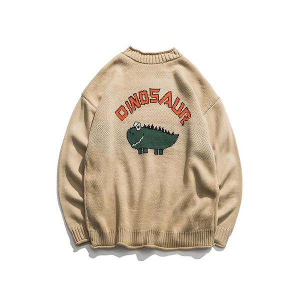 

harajuku men's sweater new winter hip hop o neck pullover men sweater pull homme loose lovely cartoon men, Black