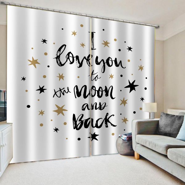 

High quality custom 3d curtain fabric romantic curtains Blackout 3D Curtain stereoscopic lifelike