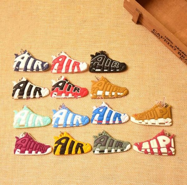 

go wholesale running mini shoe keychain 3d sneaker soft rubber multi styles available choice charms designer bag charms key chain, Silver