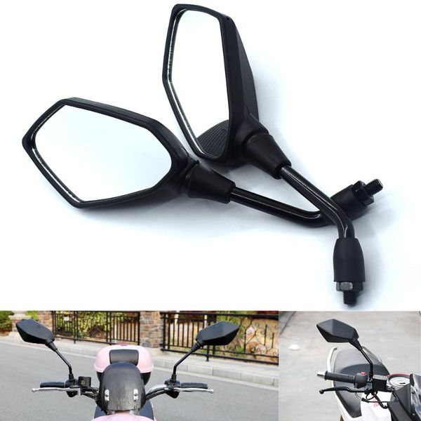

universal 10mm motorcycle rearview mirror black side mirror for mt-01 mt-03 mt-07 mt-09/sr/fz-07 fz-09 mt-10