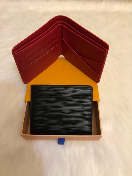 

wallets leather wallet money bag credit card holders dollar bill wallet clutch purse for boy use short wallets designer handbags purse, Black