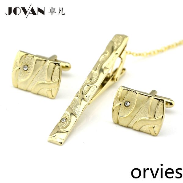 

2020 fancy cufflinks diamond tie clip cuff links tie clip, Silver;golden