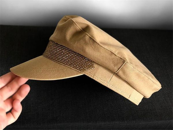 

high fashion hats sailor cap women summer sun hat women caps fashion female flat german hats with box, Blue;gray