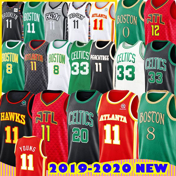 

trae bird young jerseys larry kemba jayson walker tatum jerseys gordon jaylen hayward brown basketball irving web jersey, Black;red